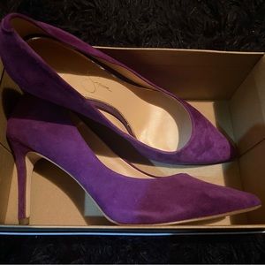 Purple Jessica Simpson Pointed Toe Heel